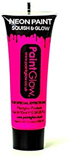 Smiffy's 45988 - Viso & Corpo UV Vernice 10Ml, Rosa, Taglia Unica