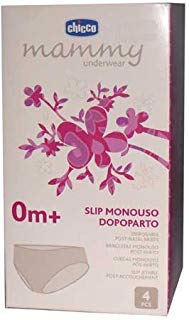 Chicco 00001137000300 Slip Monouso Dopoparto in Tessuto non Tessuto, Taglia 3, 4 Pezzi