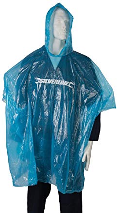 Silverline 613749 Poncho Impermeabile, Blu