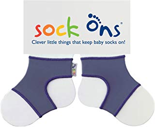 Sock Ons - Ferma calzini per bambini, colore Blu, 6 mesi