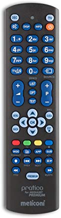 Meliconi Telecomando per Mediaset Premium, Nero