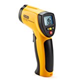 Dr.Meter IR-20 Termometro Pistola Digitale ad Infrarossi per Esterni-interni con Fondina, Range da -50 a 550a C, funzione tratte