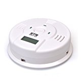 Allarme monossidoRilevatore ed allarme di monossido di carbonio (CO) Seantter con azionamento a batteria e display digitale: Ama
