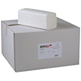 Semy Top St-88056 Asciugamani Piegati a Z, 2 Veli, Bianco, 24 X 21 cm, 3200 Pezzi: Amazon.it: Commercio, Industria e Scienza