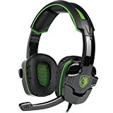 Cuffie Gaming con Microfono Regolatore di Volume per PS4 XBOX ONE, Sades SA930 con Stereo Bass Noise Cancelling 3.5mm Gioco Vide