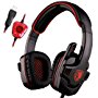 SADES SA901 Gaming Headset 7.1 Surround Sound USB Pro Gaming gioco cuffie Mic a distanza per PC Laptop Deep Bass, Controllo del