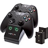 Venom Twin Docking Station da XBOX One - Base di Ricarica per 2 XBOX One Controller - 2 batterie ricaricabili incluse: Microsoft