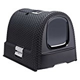 Curver Lettiera per Gatto Rattan, Grafite: Amazon.it: Prodotti per animali domestici