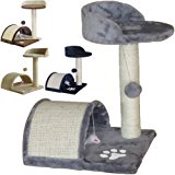 TIRAGRAFFI PER GATTI ALTO 52 CM. BASE 40 X 40 CM (IL PIU' GRANDE ONLINE) GRAFFIATOIO PARCO GIOCHI GIOCO GATTO SISAL CUCCIA ALBER