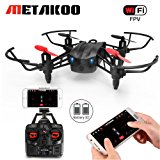 (2-Batteria) Drone con Telecamera, Metakoo M5 Droni Professionali per Principianti Quadricottero FPV 2.4GHz 4CH Con Funzione Ste