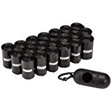 AmazonBasics - Sacchetti per bisogni dei cani, con dispenser e clip per guinzaglio, confezione da 300: Amazon.it: Prodotti per a