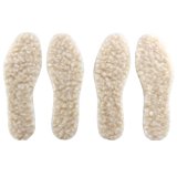 Suole in lana di agnello extra spesse in set da due paia z1015: Amazon.it: Scarpe e borse