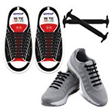 Homar No Tie Lacci per scarpe per bambini e adulti - Impermeabile in silicone elastico piatto Laces Athletic scarpa da corsa con
