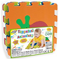 Teorema 72475 - Tappeto Puzzle con Animali, colori assortiti, 9 pezzi: Amazon.it: Giochi e giocattoli