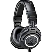 Audio Technica Pro ATH-M50X Cuffie Monitor Professionali, Nero: Amazon.it: Strumenti musicali e DJ