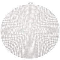 Darice 33027 Plastic Canvas Cerchio, Clear, 24.13 x 24.13 x 0.3 cm