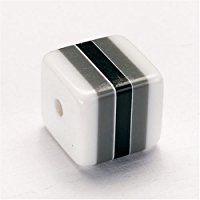 KnorrPrandell Gü,termann 2209627 - Dadi di plastica, confezione da 12, colore: Bianco-Grigio-Nero