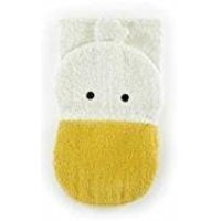 I bambini poco anatra cotone panno di colore giallo-bianco, lavaggio Handschuh Baby (Oeko-Tex Standard 100)