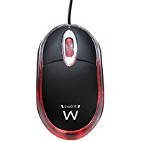 Ewent EW3174 Mini Mouse Ottico, 1000dpi, Cavo da 1,15 m