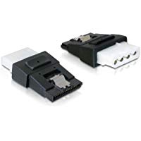 DeLOCK 65046 4pin Molex 15pin SATA Nero cavo di interfaccia e adattatore