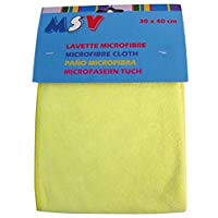 homeXpert MSV 100068,03 asciugamani, 40 x 30 x 3 cm, Microfibra, giallo, 40x30x3 cm