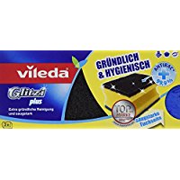 Vileda Glitzi Plus Spugna da Cucina, Confezione da 3 Pezzi