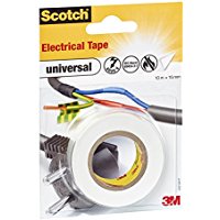 Scotch Universal Nastro Isolante 3M in PVC, Bianco