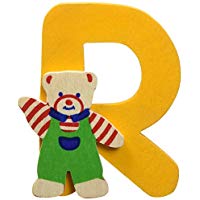 Bino 84018 Sticker Orso, Lettera R, Colori assortiti