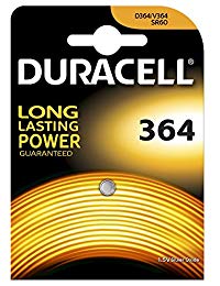 Duracell 364 Argento-Ossido 1.5V batteria non-ricaricabile