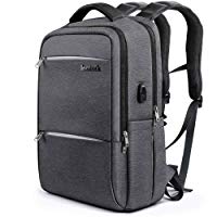 Inateck, Zaino per laptop da 15-15.6 pollici anti borseggio anti graffio con presa ricarica USB e anti-spruzzo d'acqua con la co