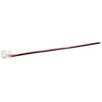 Transmedia clip-Adattatore da parete-per LED-listelli 8 mm, Lunghezza: 150 mm, Adatto per LED-rails luce LB4X, LB6X, LB8X, LB10X