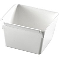 Heidrun Box Cassetto Componibile, Polipropilene, Bianco
