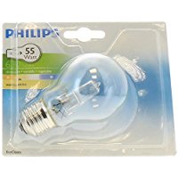 Philips EC2Y42B1 Lampadina Alogena a Risparmio Energetico, Goccia, 42 W Corrispondenti a 55 W, Attacco Grande E27