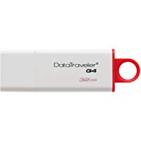 Kingston DTIG4-32GB DataTraveler Memoria Flash, USB 3.0, 32 GB, Bianco-Rosso: Amazon.it: Informatica