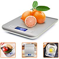 iKALULA VanScale-FBA Bilancia digitale da cucina in acciaio inossidabile, Argento: Amazon.it: Casa e cucina