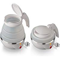 MACOM Just Kitchen 862 Space Kettle Bollitore Elettrico Pieghevole Salvaspazio da Viaggio, 220 - 240 V, Bianco: Amazon.it: Casa
