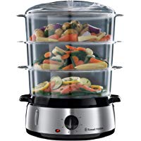 Russell Hobbs 19270-56 Vaporiera, 800 Watt, 9 Litri, Acciaio Inossidabile, Nero: Amazon.it: Casa e cucina