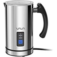 Montalatte Elettrico VAVA Schiumatore Acciaio Inox Caffe Latte Caldo Freddo Antiaderente Controllo Temperatura Strix Indicatore