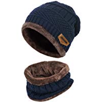 VBIGER Cappello Uomo invernale Berretto Uomo in Maglia con sciarpa: Amazon.it: Abbigliamento