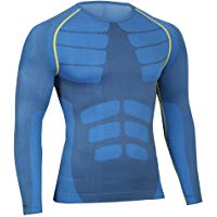 Bwiv Maglia a Compressione Uomo Manica Lunga Asciugatura Rapida Maglia da Corsa Ciclismo: Amazon.it: Abbigliamento