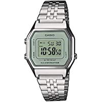 Casio Orologio Digitale Donna con Cinturino in Acciaio Inox LA680WEA-7EF: Amazon.it: Orologi