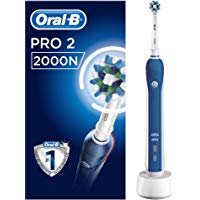 Oral-B Pro 2 2000N Crossaction Spazzolino Elettrico Ricaricabile: Amazon.it: Salute e cura della persona