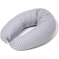 Cuscino Allattamento e Cuscino Gravidanza per Dormire XXL|Federa 100% Cotone,Sfoderabile e Lavabile|Imbot.in Fiocchi di Fibre pe