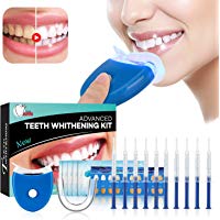 Teeth Whitening Kit Sbiancamento denti - ISUDA Gel Sbiancante Denti Professionale, 10x Sbiancamento dei denti,10x Pulizia Profon