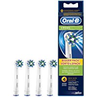 Oral-B Testine di Ricambio per Spazzolino Elettrico CrossAction, Confezione da 4: Amazon.it: Salute e cura della persona
