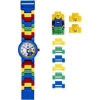 LEGO Classic 8020189 Orologio da polso componibile per bambini con cinturino a maglie e minifigure: Lego: Amazon.it: Orologi