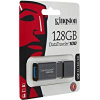 Kingston DT100G3-128 GB DataTraveler 100 G3, USB 3.0, 3.1 Flash Drive, 128 GB, Nero: Amazon.it: Informatica