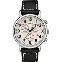 Timex Orologio Cronografo Quarzo Uomo con Cinturino in Pelle TW2R42800: Amazon.it: Orologi