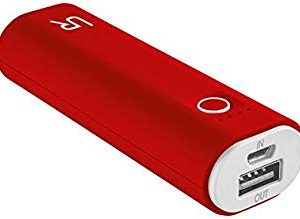Trust Urban Cinco Caricabatteria Portatile, 2600 mAh, Rosso-Bianco