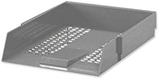 5 Star Letter Tray High-impact Polystyrene Foolscap Grey Ref CP0435SGRY